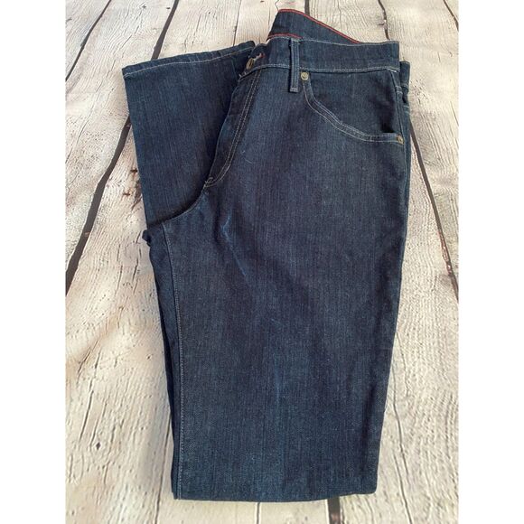 Raleigh Denim Workshop Jeans Jones Fit Dark Wash 31 Waist - Picture 3 of 7